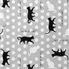 Kuschelstrick KITBLACK Grau / Schwarz